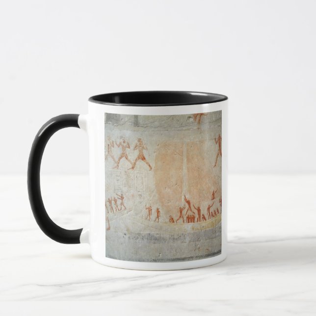 Taza Alivio del Mastaba de Akhethotep que representa a (Izquierda)