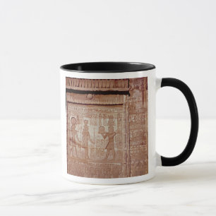 Taza Alivio que representa a un pharaoh