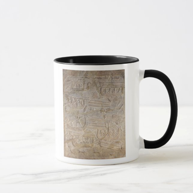 Taza Alivio que representa la descarga de la madera (Derecha)
