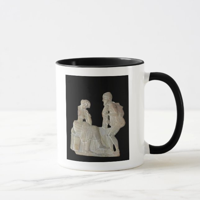 Taza Alivio que representa Odiseo y Penélope (Derecha)