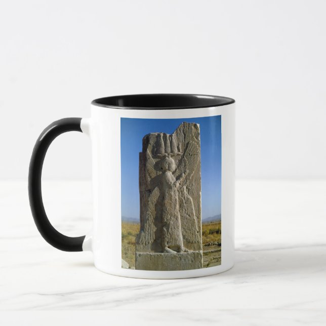 Taza Alivio que representa un alcohol de cuatro alas (Izquierda)