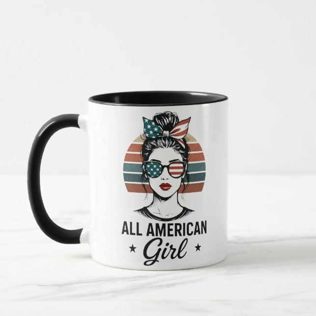 Taza All American Girl Patriotic Mug (Izquierda)
