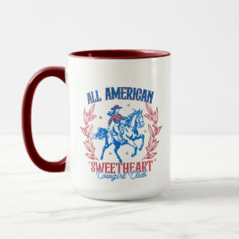 Taza All American Scuarto Cowgirl Club