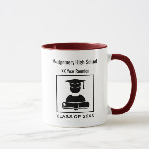 Taza ALL Black, Personalizado sindical de secundaria