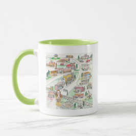 Taza Allison Rosa perdió su pollito Kane, tazón de café