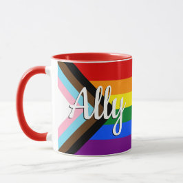 Taza Ally | Indicador de Orgullo de Progreso | Nombre