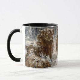 Taza Alma de las Tierras Altas: Vacas Nevadas Caprichos