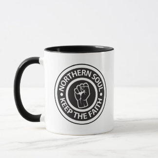 Taza Alma septentrional - guarde el logotipo de la fe
