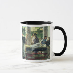 Taza Alma-Tadema el   Catullus que lee sus poemas