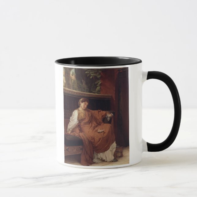 Taza Alma-Tadema el | Lesbia que llora sobre un gorrión (Derecha)