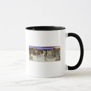 Taza Alma-Tadema el un esmero al Bacchus