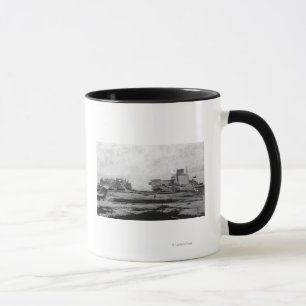Taza Almacenes de la costa en Astoria, O fotografía