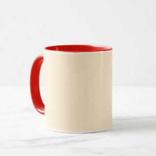Taza Almendra en blanco (color sólido)