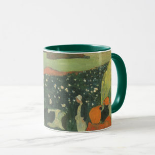 Taza Almiares en Bretaña de Paul Gauguin, Arte Vintage