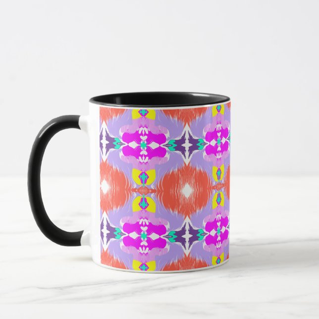 Taza Almohada decorativa caleidoscopio Flor Solar (Izquierda)