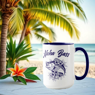 Taza Aloha Bass-Hawaiian Blue