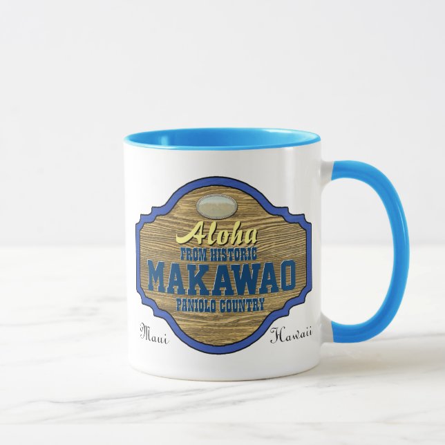 Taza Aloha desde Makawao, Hawaii (Derecha)