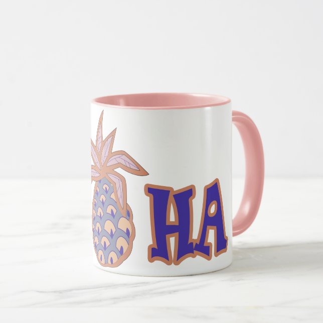 TAZA ALOHA PINEAPPLE (Anverso derecho)