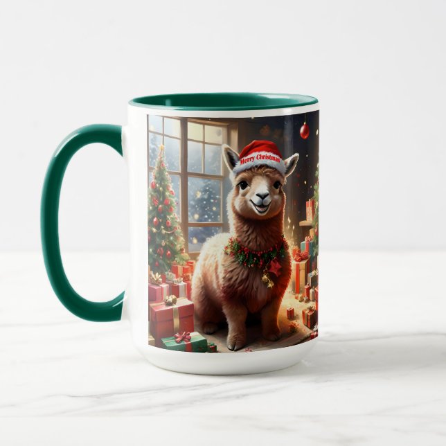 Taza "Alpaca presenta: Un cuento de Navidad" (Izquierda)