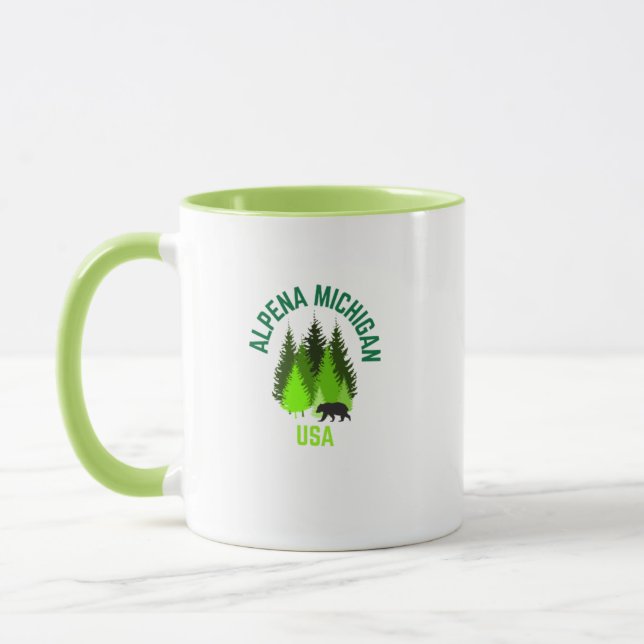 Taza Alpena Michigan Hometown Coffee Mug (Izquierda)