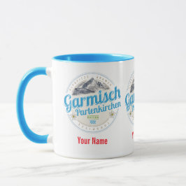 Taza Alpes Vintage Garmisch Partenkirchen Bavaria
