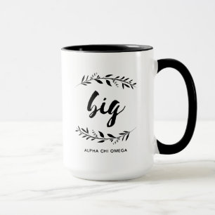 Taza Alpha Chi Omega Corona Grande