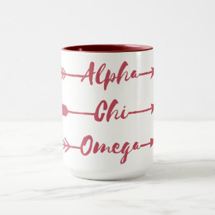 Taza Alpha Chi Omega   Flechas