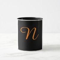 ALPHABET INICIAL N MONOGRAM