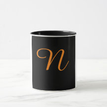 ALPHABET INICIAL N MONOGRAM