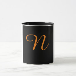 TAZA ALPHABET INICIAL N MONOGRAM