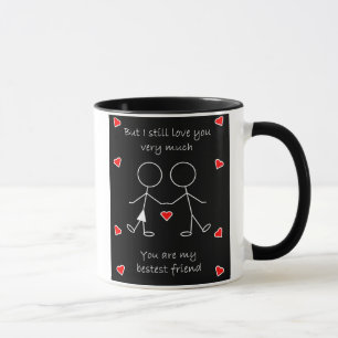 Taza Alrededor de la tarjeta del día de San Valentín de