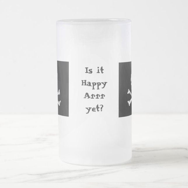 Taza alta feliz de Arrr del pirata (Centro)