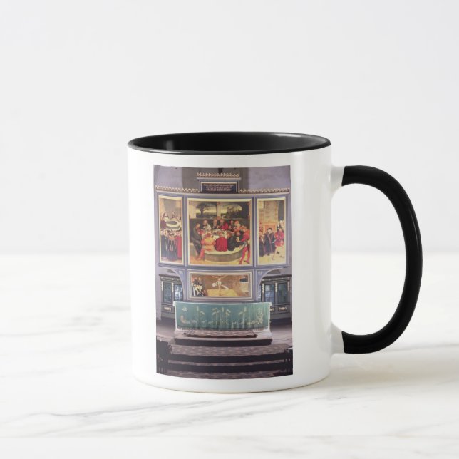 Taza Altar con un tríptico que representa (Derecha)