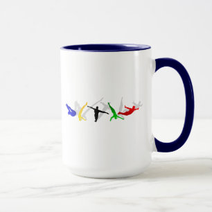 Taza Alto deporte de la plataforma del trampolín del
