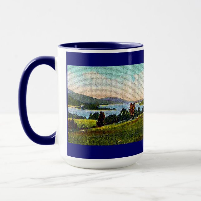 Taza Alton Bay y Lake Winnipesaukee, New Hampshire (Izquierda)