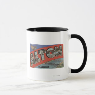 Taza Alton, letra ScenesAlton, IL de IllinoisLarge