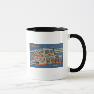 Taza Alturas de la playa, New Jersey - escena grande de