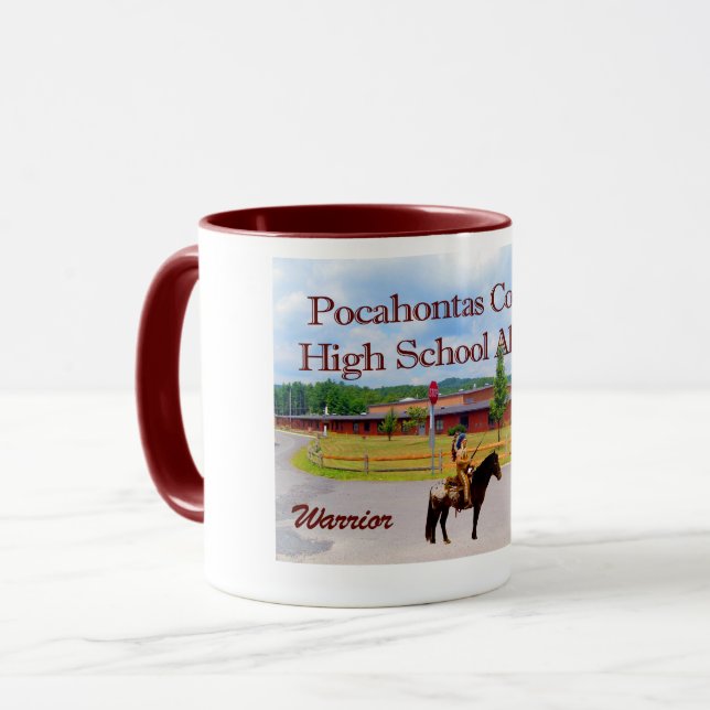 Taza Alumnado de la escuela secundaria del condado de P (Anverso izquierdo)