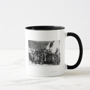 Taza Alumnos esquimales en la fotografía de Alaska