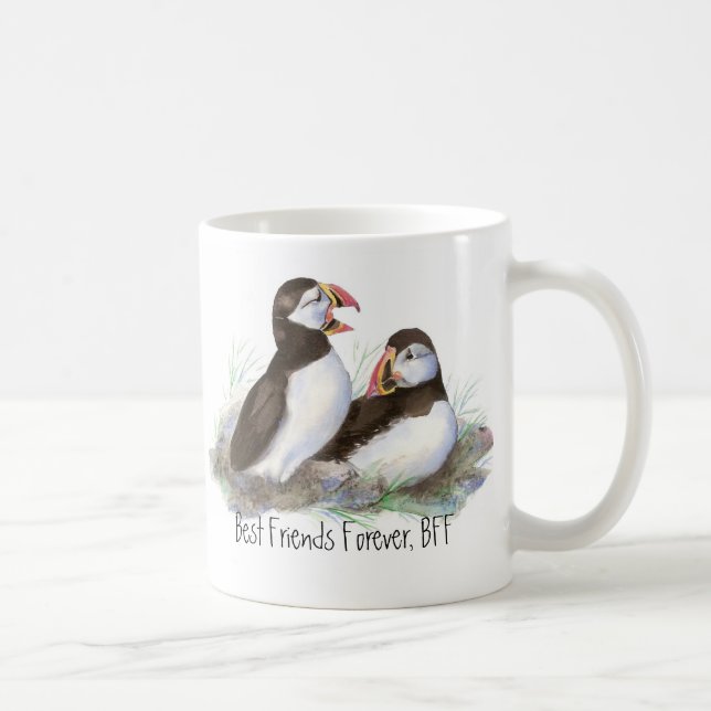 Taza Alumnos, Mejores Amigos Para Siempre, BFF, Aves (Derecha)
