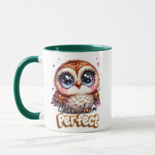 Taza Am Perfect Quote Mug   Paro de confianza y curiosi