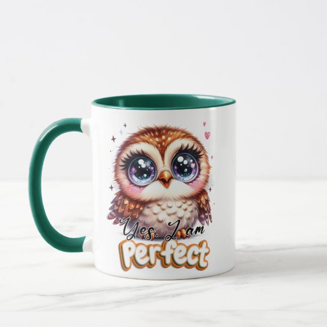Taza Am Perfect Quote Mug | Paro de confianza y curiosi (Izquierda)