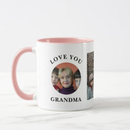 Taza Ama a tu abuela Abuela Nana Nonna Foto familiar