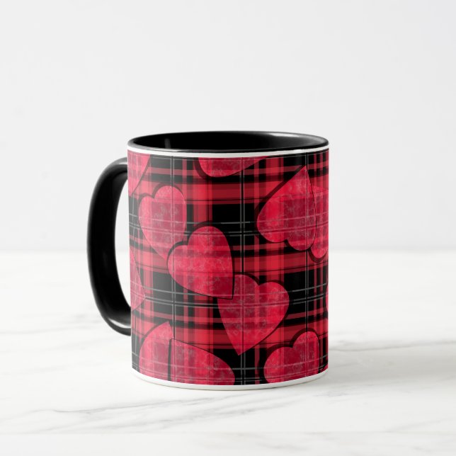 Taza Ama cuadros escoceses (Anverso izquierdo)