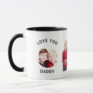 Taza Ama papi Personalizado personalizada foto familiar