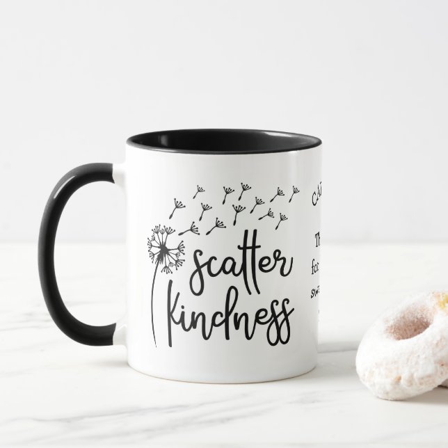 Taza Amabilidad de dispersión embellecedora personaliza (Con donut)