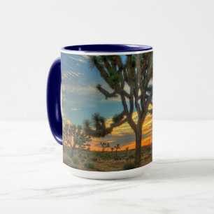 Taza Amanecer En El Parque Nacional Del Árbol De Joshu