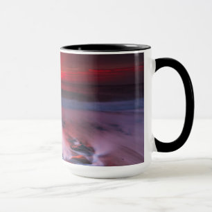 Taza Amanecer sobre el mar tempestuoso