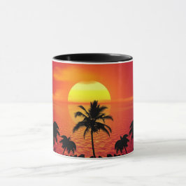 Taza Amanecer tropical