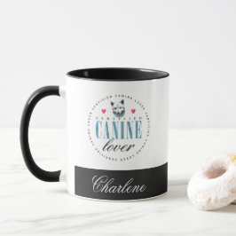Taza Amante Canino Certificado Cuto Añadir Su Nombre